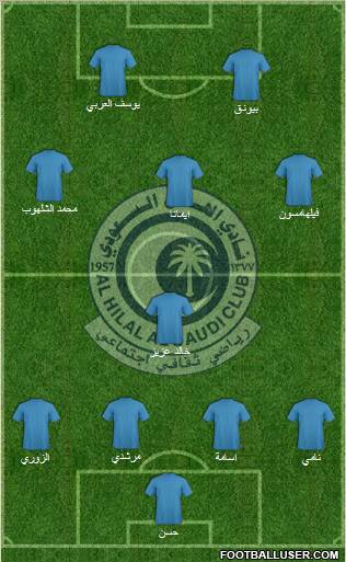 Al-Hilal (KSA) Formation 2011