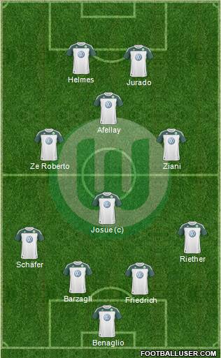 VfL Wolfsburg Formation 2011