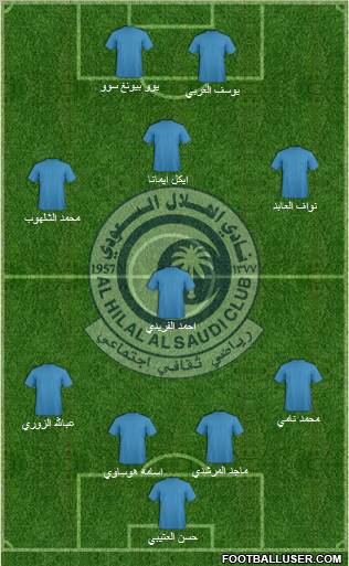 Al-Hilal (KSA) Formation 2011