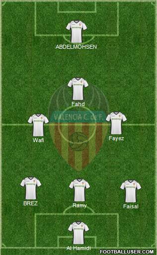 Valencia C.F., S.A.D. Formation 2011