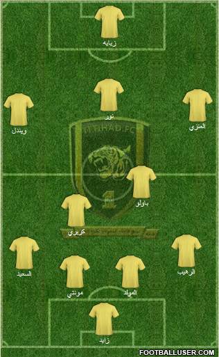 Al-Ittihad (KSA) Formation 2011