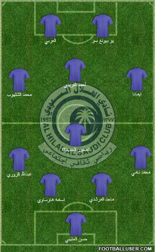 Al-Hilal (KSA) Formation 2011