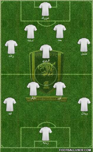 Al-Ittihad (KSA) Formation 2011