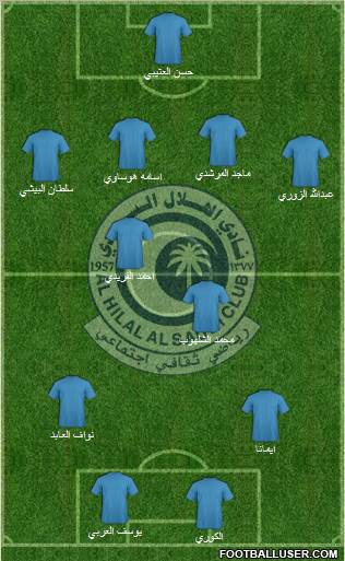 Al-Hilal (KSA) Formation 2011