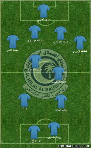 Al-Hilal (KSA) Formation 2011