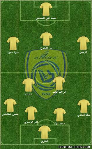 Al-Nassr (KSA) Formation 2011