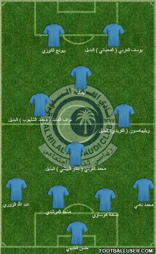 Al-Hilal (KSA) Formation 2011