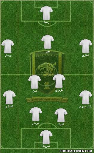 Al-Ittihad (KSA) Formation 2011