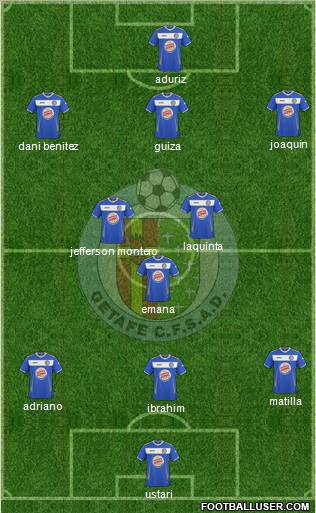 Getafe C.F., S.A.D. Formation 2011