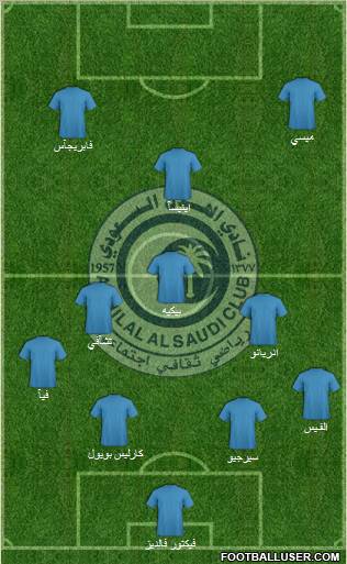 Al-Hilal (KSA) Formation 2011