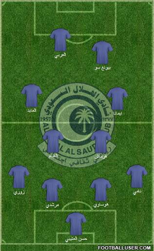 Al-Hilal (KSA) Formation 2011