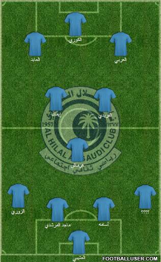 Al-Hilal (KSA) Formation 2011