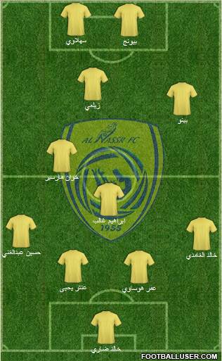 Al-Nassr (KSA) Formation 2011