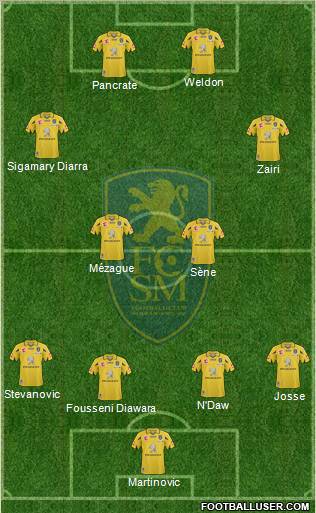 FC Sochaux-Montbéliard Formation 2011