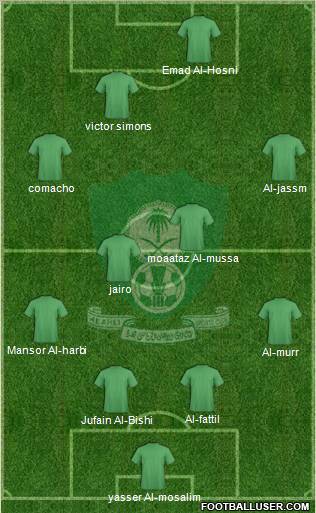 Al-Ahli (KSA) Formation 2011