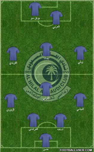 Al-Hilal (KSA) Formation 2011