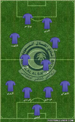 Al-Hilal (KSA) Formation 2011