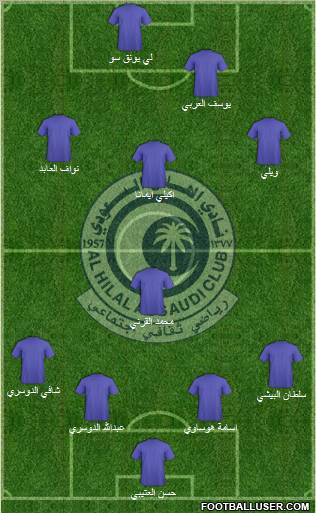 Al-Hilal (KSA) Formation 2011