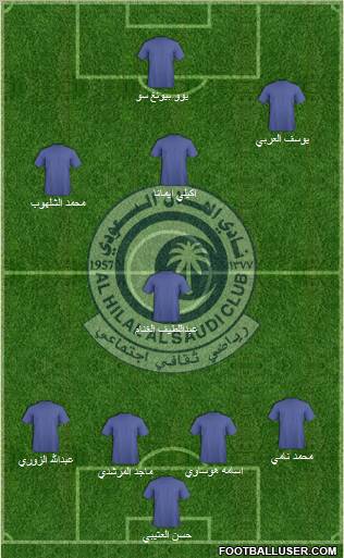 Al-Hilal (KSA) Formation 2011