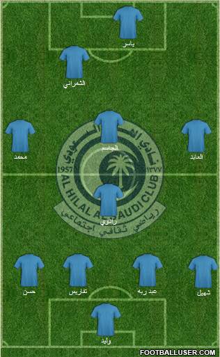 Al-Hilal (KSA) Formation 2011