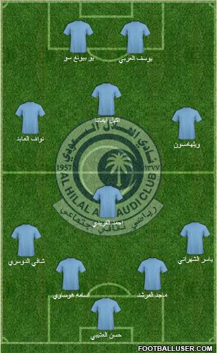 Al-Hilal (KSA) Formation 2011