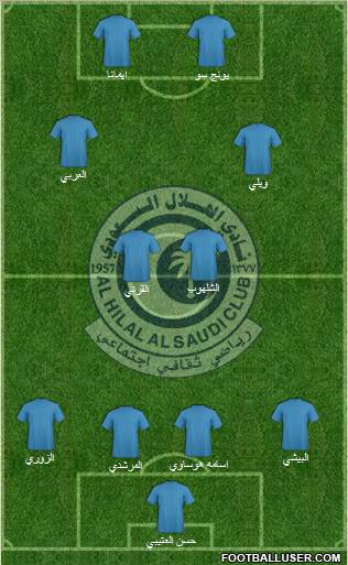 Al-Hilal (KSA) Formation 2011