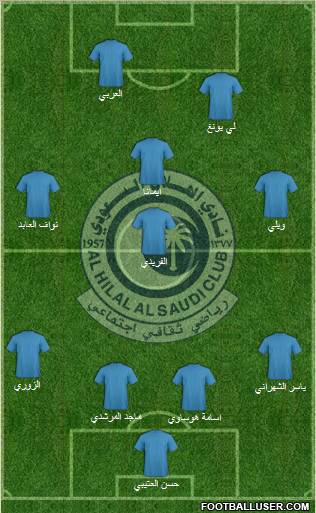 Al-Hilal (KSA) Formation 2011