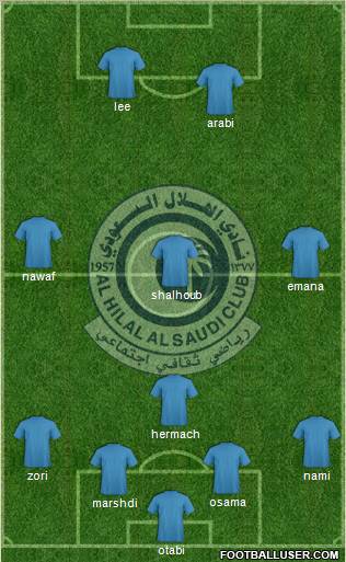 Al-Hilal (KSA) Formation 2011