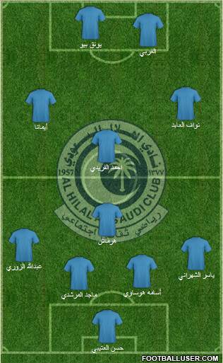 Al-Hilal (KSA) Formation 2011