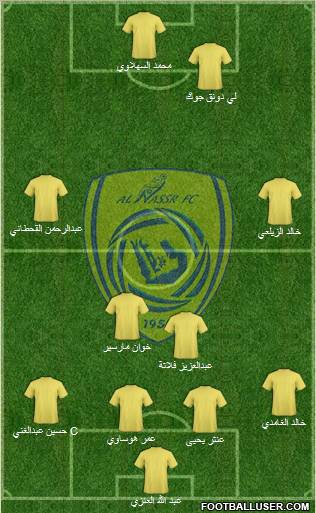 Al-Nassr (KSA) Formation 2011