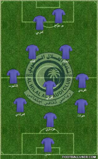 Al-Hilal (KSA) Formation 2011