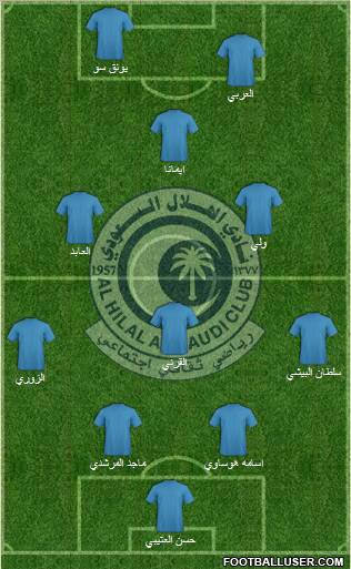 Al-Hilal (KSA) Formation 2011