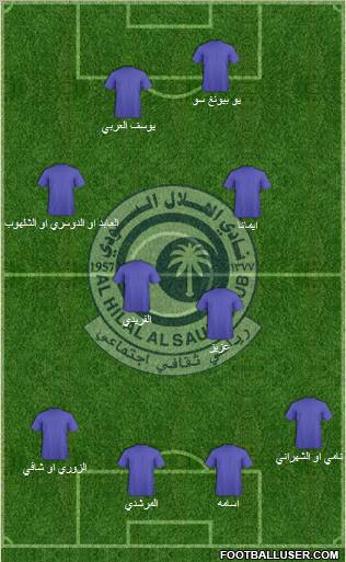 Al-Hilal (KSA) Formation 2011