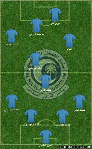 Al-Hilal (KSA) Formation 2011