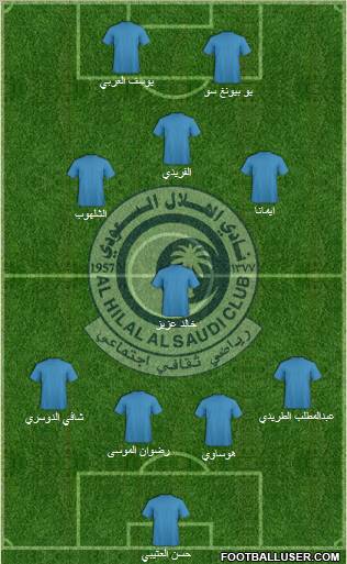 Al-Hilal (KSA) Formation 2011