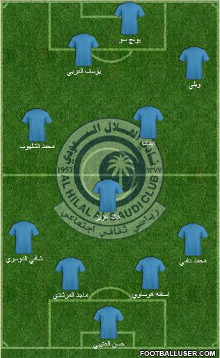 Al-Hilal (KSA) Formation 2011