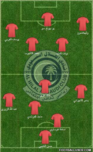 Al-Hilal (KSA) Formation 2011