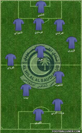 Al-Hilal (KSA) Formation 2011