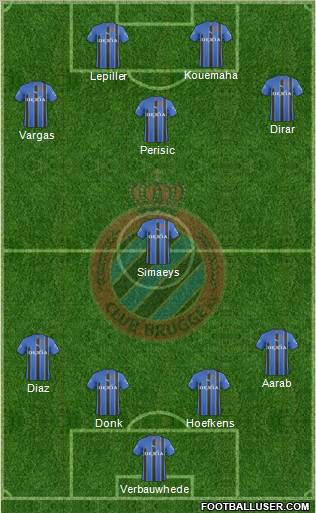 Club Brugge KV Formation 2011