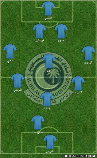 Al-Hilal (KSA) Formation 2011