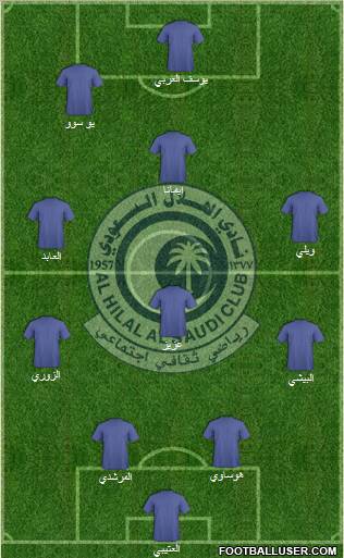 Al-Hilal (KSA) Formation 2011