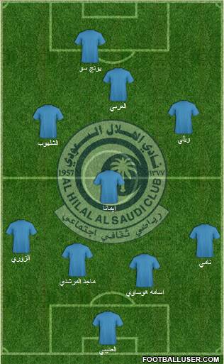 Al-Hilal (KSA) Formation 2011