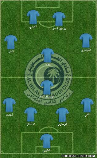 Al-Hilal (KSA) Formation 2011