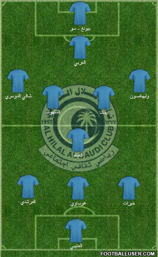 Al-Hilal (KSA) Formation 2011