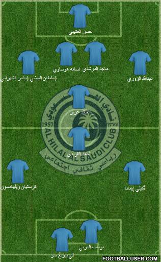 Al-Hilal (KSA) Formation 2011