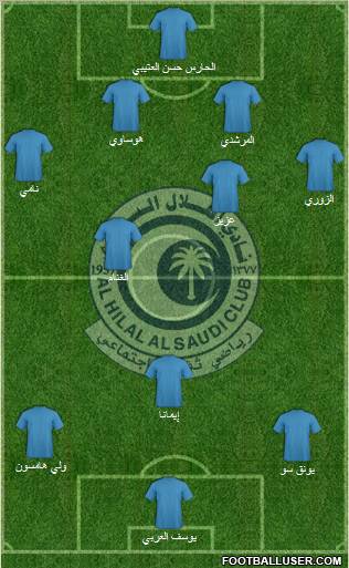 Al-Hilal (KSA) Formation 2011