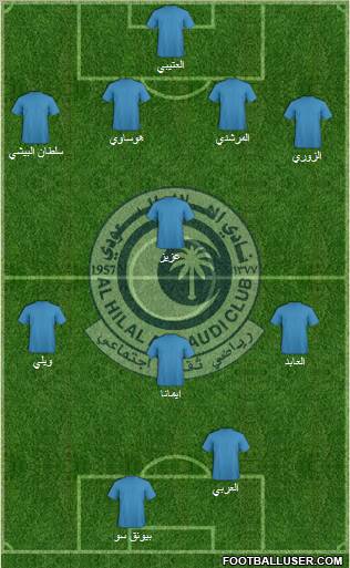 Al-Hilal (KSA) Formation 2011