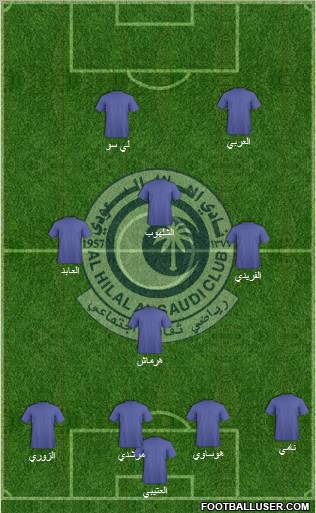 Al-Hilal (KSA) Formation 2011