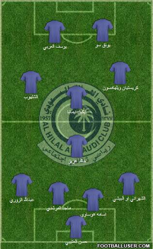 Al-Hilal (KSA) Formation 2011