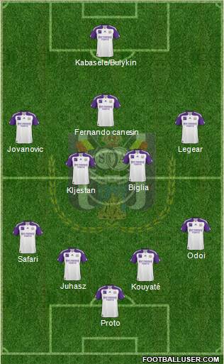 RSC Anderlecht Formation 2011